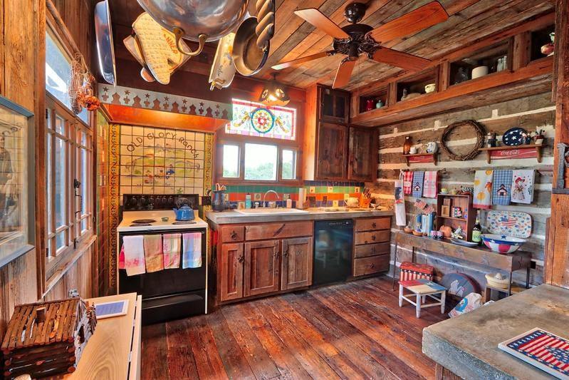 Log Cabin At Old Glory Ranch Wimberley Esterno foto