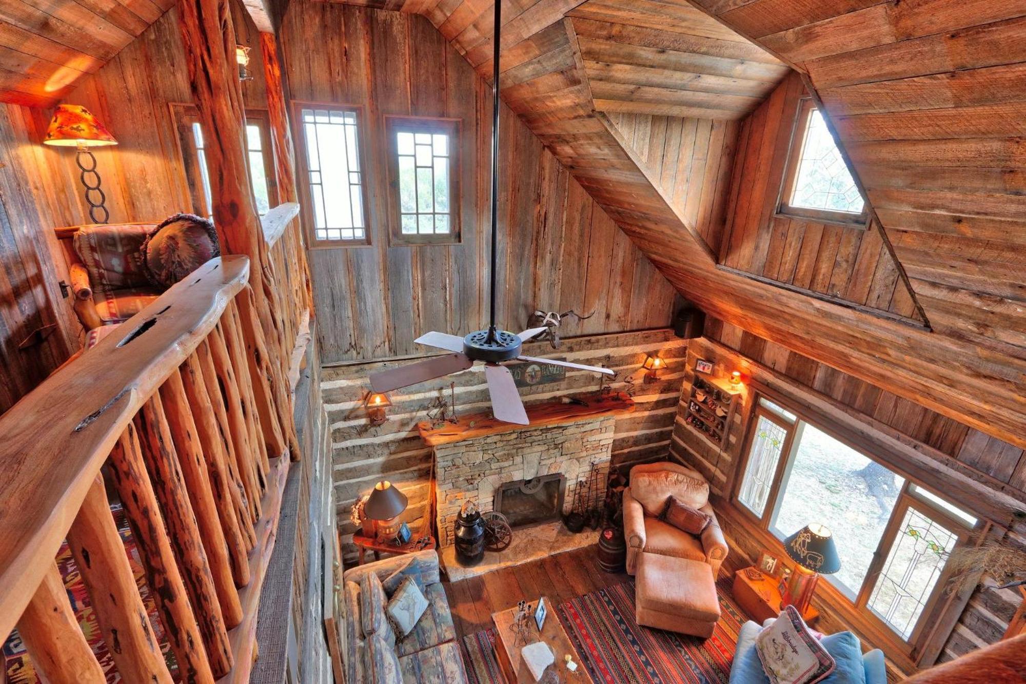 Log Cabin At Old Glory Ranch Wimberley Esterno foto