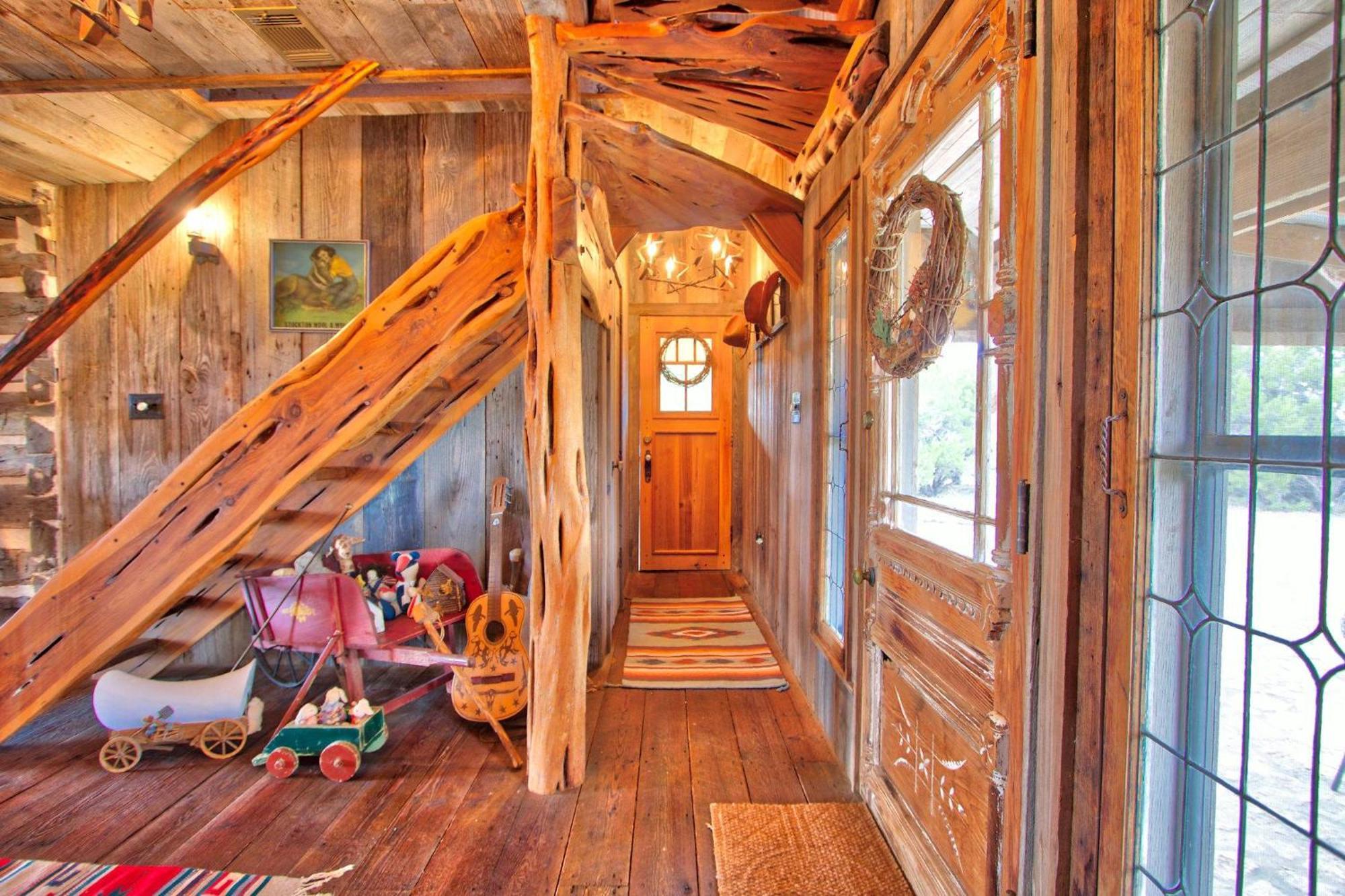 Log Cabin At Old Glory Ranch Wimberley Esterno foto