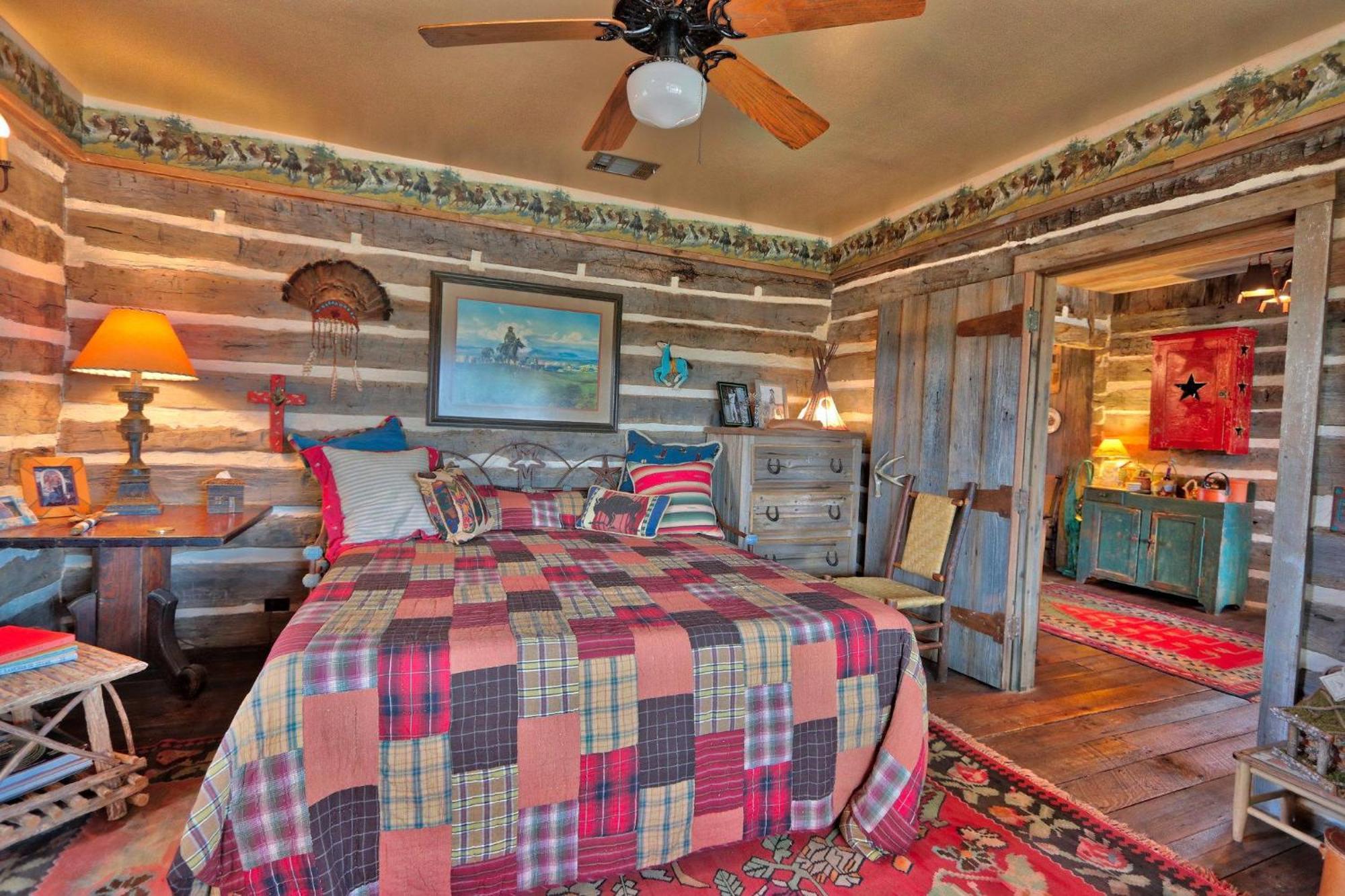 Log Cabin At Old Glory Ranch Wimberley Esterno foto