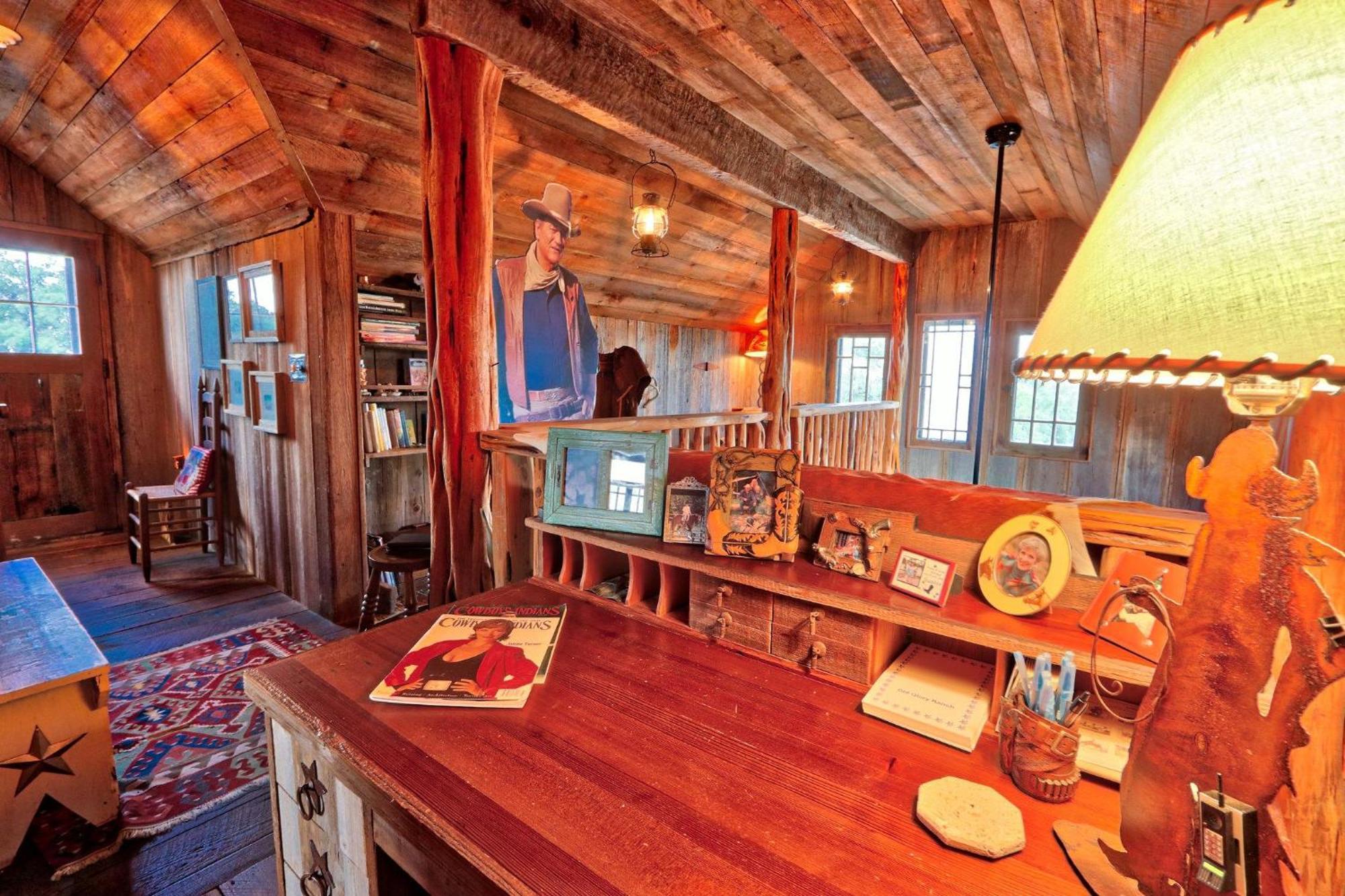 Log Cabin At Old Glory Ranch Wimberley Esterno foto