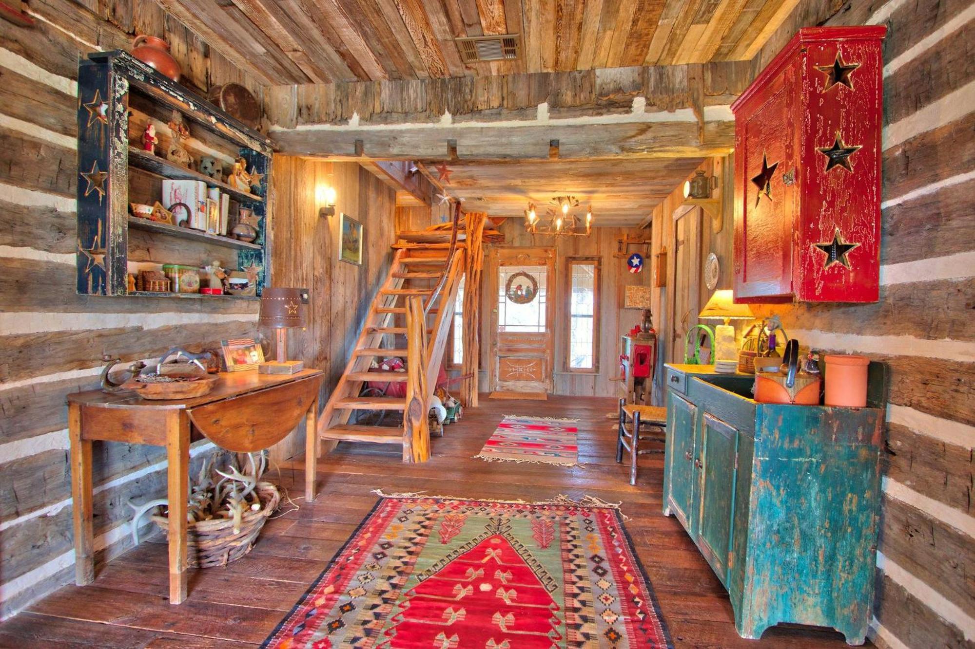 Log Cabin At Old Glory Ranch Wimberley Esterno foto