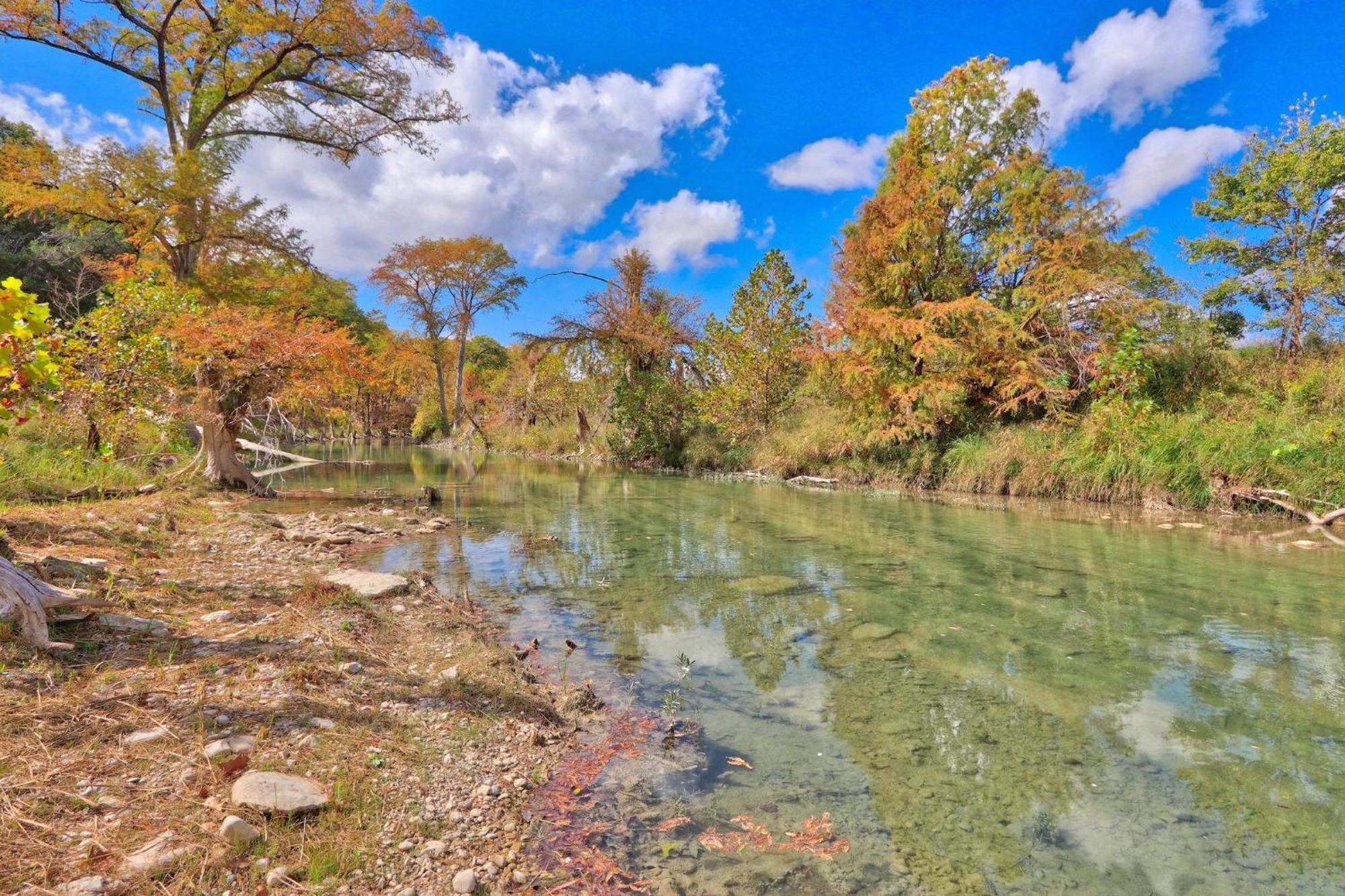 Log Cabin At Old Glory Ranch Wimberley Esterno foto